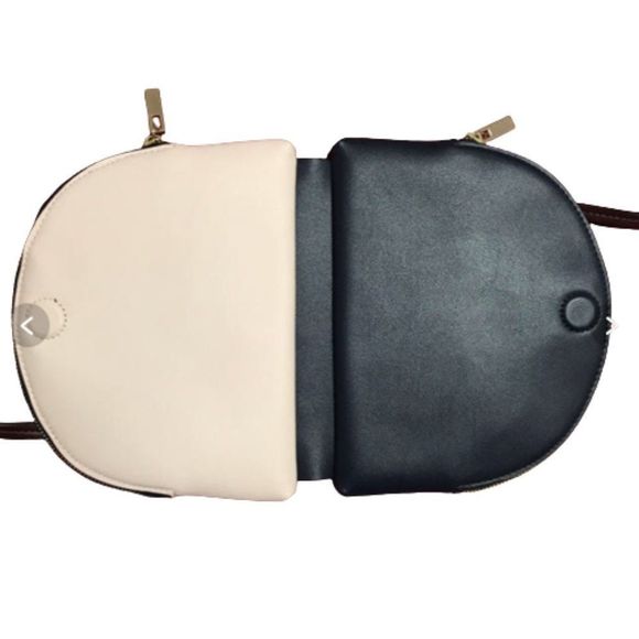 ZARA reversible half moon/ dome crossbody purse (RELIST) - Picture 4 of 8